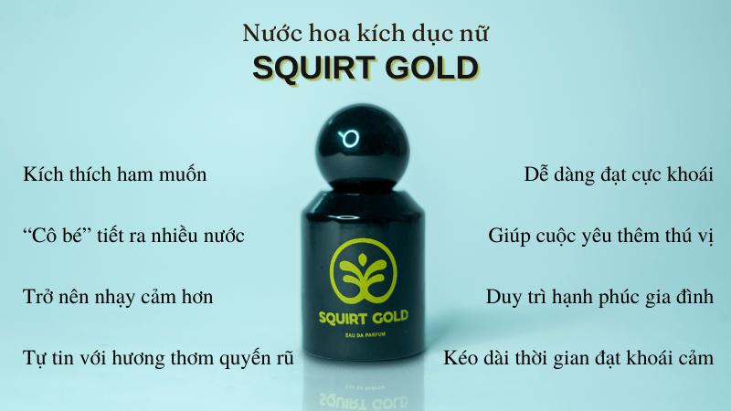 Nước hoa kích dục nữ Squirt Gold
